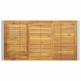 Garden Dining Set 5 pcs Grey and brown 3284369