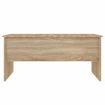 Coffee Table Sonoma Oak 102x50.5x46.5 cm Engineered Wood 809722