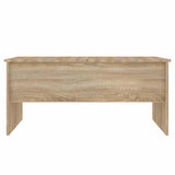 Coffee Table Sonoma Oak 102x50.5x46.5 cm Engineered Wood 809722