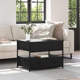 Coffee Table Black Oak 70 x 50 x 54.5 cm Engineered Wood 883050