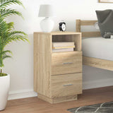 Bedside Cabinet with 2 Drawers Sonoma Oak 36x36x68 cm 858582