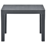 Garden Benches 2 pcs Anthracite Plastic 48781