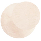 Rug HUARTE Short Pile Soft and Washable Beige 100 cm 375028