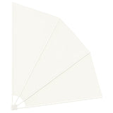 41576 Collapsible Balcony Side Awning Cream 210x210 cm