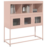 Sideboard Pink 100.5x39x107 cm Cold-rolled Steel 853417