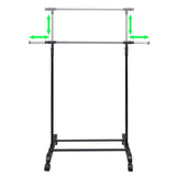 Adjustable Clothes Racks 2 pcs 1 Hanging Rail 270181