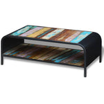 ZNTS Coffee Table Solid Reclaimed Wood 243285