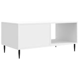 Coffee Table High Gloss White 90 x 50 x 40 cm Engineered Wood 894959