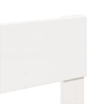 Bed Frame without Mattress White 180x200 cm Super King Solid Wood Pine 3302304