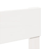 Bed Frame without Mattress White 180x200 cm Super King Solid Wood Pine 3302304