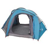 Trekking Tent with Rainfly Water-Resistant 3-Person Blue 42042219
