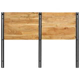 Headboard 140 cm Solid Wood Acacia and Iron 4017551