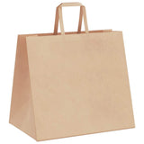 Paper Bags 250 pcs with Handles Brown 32x22x28 cm 4101820