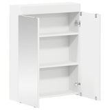 Bathroom Mirror Cabinet with Door TULUM White 60 x 16.5 x 78 cm 880361