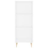Highboard White 34.5x34x180 cm Engineered Wood 3199353