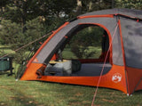 Dome Tent with Removable Rainfly Grey and Orange 4-Person 42017375