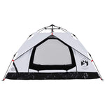 Camping Tent Dome 2-Person White Blackout Fabric Quick Release 4004192