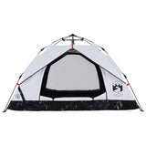 Camping Tent Dome 2-Person White Blackout Fabric Quick Release 4004192