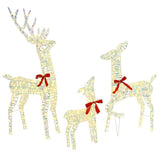 Reindeer Family 3 pcs Warm white 67 x 26 x 127 cm PET 42019050