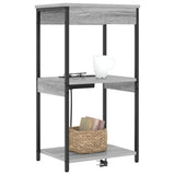 Bedside Cabinet Grey Sonoma 41 x 31 x 76 cm Engineered Wood 859548