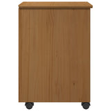 Rolling Cabinet MOSS Honey Brown 34 x 39 x 56 cm 42028340