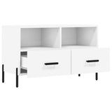 TV Cabinet White 80x36x50 cm Engineered Wood 828980