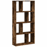 Bookcase Smoked Oak 60x20x120,5 cm Engineered Wood 858151