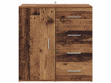Sideboard with Drawer Old Wood 59 x 39 x 80 cm Engineered Wood 883064