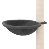 Floor to Ceiling Cat Tree Dark Grey 263.5-289.5 cm 171710