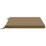 4-Piece Seat Cushions SOEST 4 pcs 100% Polyester Taupe 945044