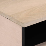 Coffee Table 80x55x40 cm Solid Wood Mango 377503