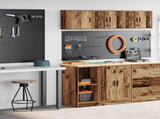 Garage Cabinets 2 pcs Old Wood Engineered Wood 3328276