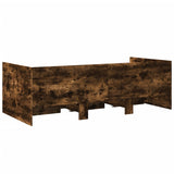 ZNTS Daybed with Drawers without Mattress Smoked Oak 100x200 cm 3280815