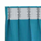 Blackout Curtains Turquoise Polyester 4107531