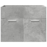 3 Piece Bathroom Furniture Set Concrete Grey Engineered Wood 3324871