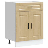 Kitchen Base Cabinet Porto Sonoma Oak Engineered Wood 853970