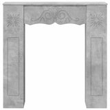 Fireplace Surround Concrete Grey 102 x 20 x 102 cm 8006636