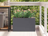 Garden Planter Anthracite 50 x 32 x 40 cm Cold-rolled Steel 876352