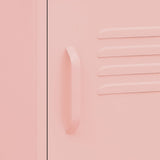 Nightstands 2 pcs Pink 35x35x51 cm Steel 3095209