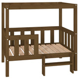 Dog Bed Honey Brown 95.5x73.5x90cm Solid Wood Pine 822385