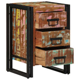 Bedside Cabinet Multicolour 40 x 40 x 59 cm Solid Reclaim Wood 4102732