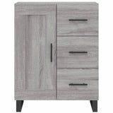 Highboard Grey Sonoma 69.5x34x180 cm Engineered Wood 3200031