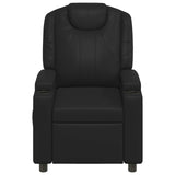 Recliner Massage Chair Black 75 x 95 x 106 cm Fabric 42051147