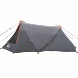 Tunnel Tent 3-Person Grey and Orange 328 x 228 x 115 cm 42004052