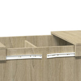 Coffee Table Sonoma Oak 80x55x40 cm Engineered Wood 840865