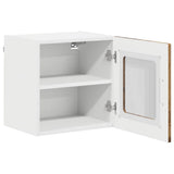 Wall Glass Cabinet LUCCA 2 pcs Old Wood 40 x 31 x 40 cm 884851