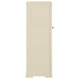 Plastic Cabinet 40x43x125 cm Wood Design Angora White 340604