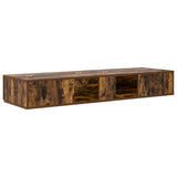 Studio Desk Smoked Oak 152 x 40 x 19.5 cm Engineered Wood 8006672
