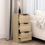 Sideboard Sonoma Oak 30x30x70 cm Engineered Wood 811157