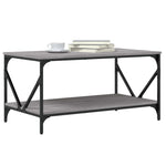 ZNTS Coffee Table Grey Sonoma 90x50x45 cm Engineered Wood 835387